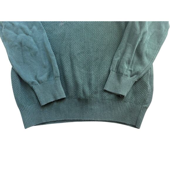 Vintage Mens U.S. Polo Assn V Neck Forrest Green Sweater Small - Picture 4 of 5